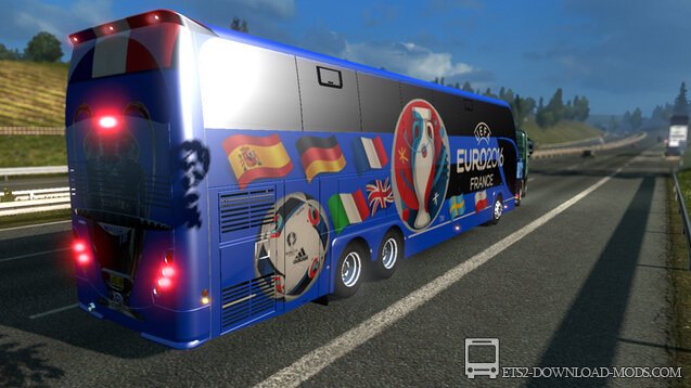 BigBus traffic pack для Euro Truck Simulator 2