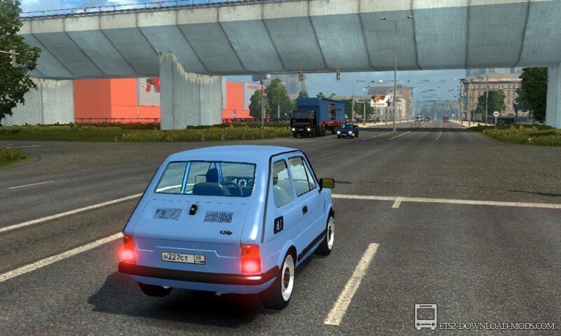 Автомобиль FIAT 126 для Euro Truck Simulator 2(авто ФИАТ 126 для ETS 2)