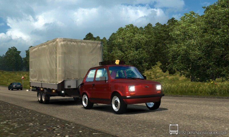 Автомобиль FIAT 126 для Euro Truck Simulator 2(авто ФИАТ 126 для ETS 2)