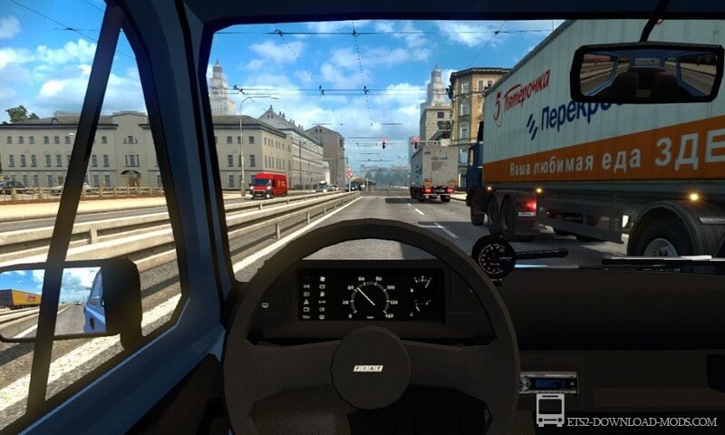 Автомобиль FIAT 126 для Euro Truck Simulator 2(авто ФИАТ 126 для ETS 2)