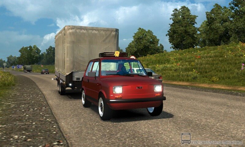 Автомобиль FIAT 126 для Euro Truck Simulator 2