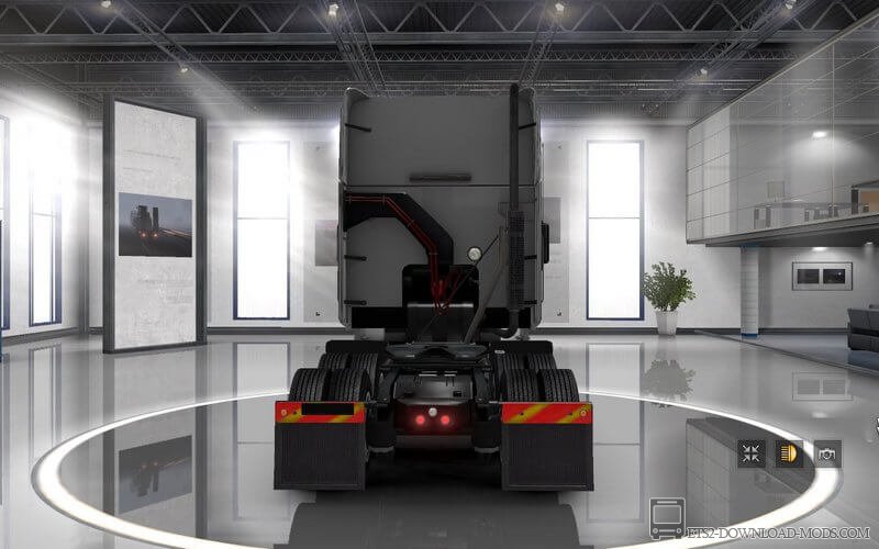 Мод на грузовик Freightliner Argosy для Euro Truck Simulator 2 (обновлено для ETS 2 1.26)