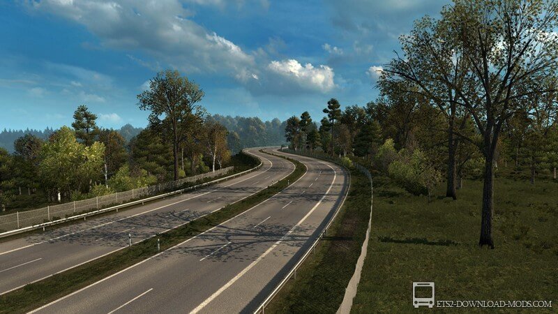 Графический мод Fael Environment v.2.8 для Euro Truck Simulator 2