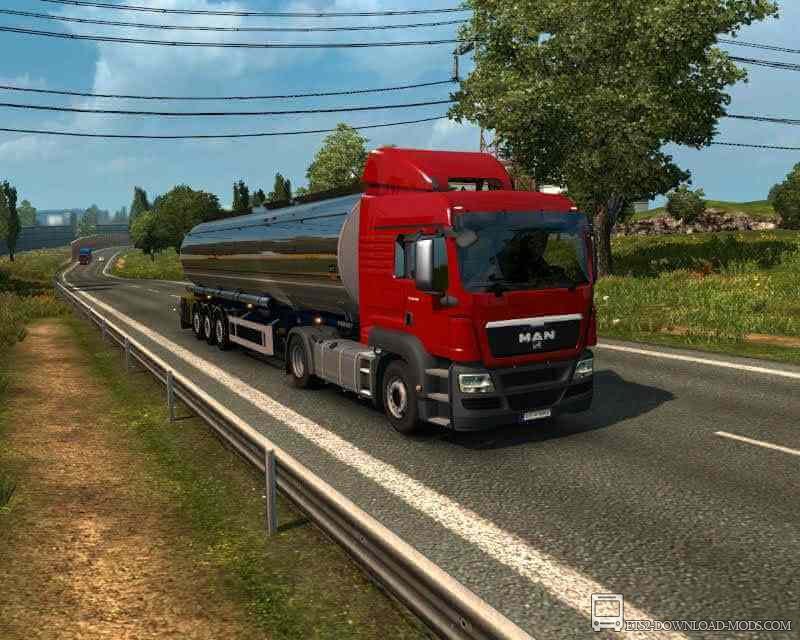 Грузовик Man TGS v.1.1 для Euro Truck Simulator 2 (обновлено для ETS 2 1.24)