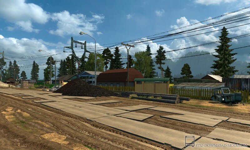 Карта Суровая Россия Байкал R3 для Euro Truck Simulator 2 (+ фикс для ЕТС 2 1.25)