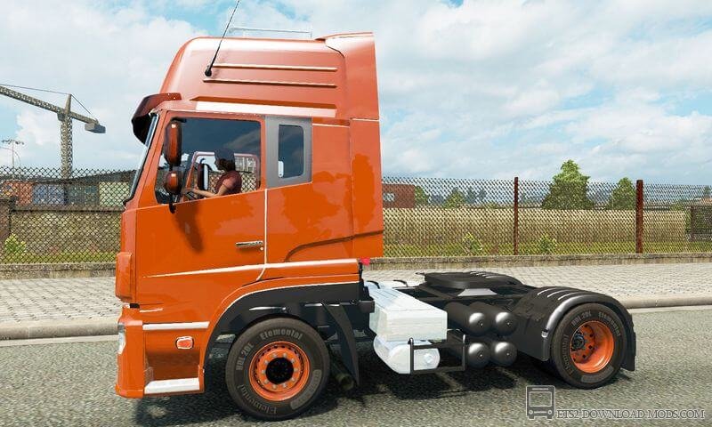 Грузовик Dong Feng DFL для Euro Truck Simulator 2 (китайский тягач для ETS 2)