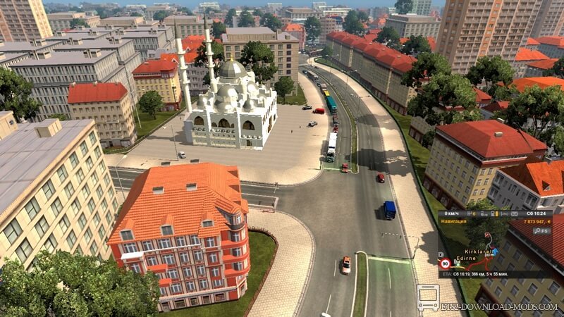 Карта Турции 3.3 для Euro Truck Simulator 2 (Турция для ETS 2 1.26)