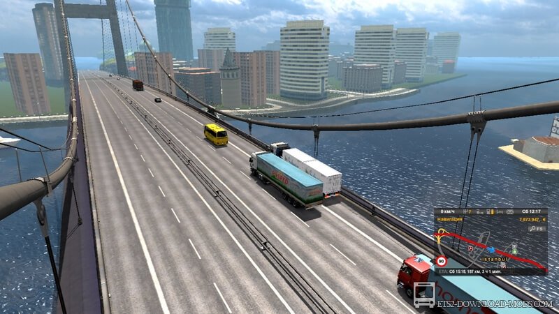 Карта Турции 3.3 для Euro Truck Simulator 2 (Турция для ETS 2 1.26)