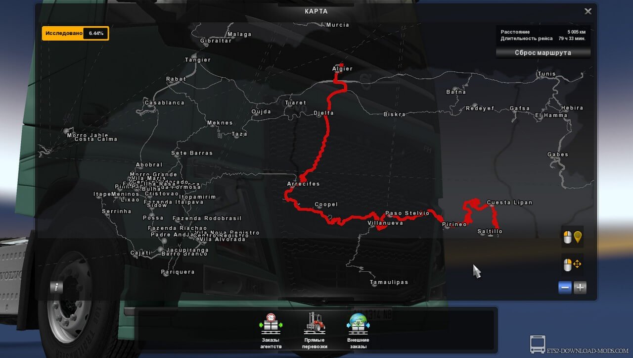 Карта Турции 3.3 для Euro Truck Simulator 2 (обновлено для ETS 2 1.26)