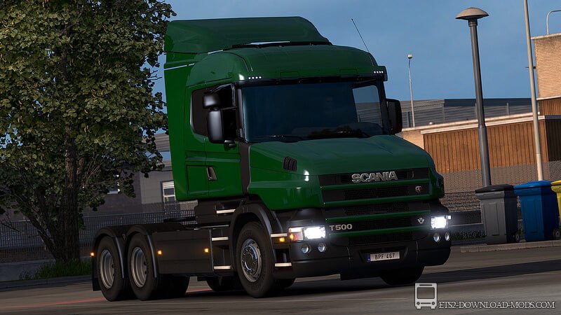 Грузовик Scania T Mod V2.0 для Euro Truck Simulator 2 (мощный тягач Scania T Mod V2.0 для ETS 2)