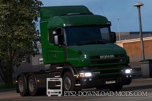 Грузовик Scania T Mod V2.0 для Euro Truck Simulator 2