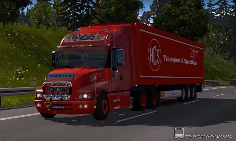 Грузовик Iveco Strator v4.1 для Euro Truck Simulator 2