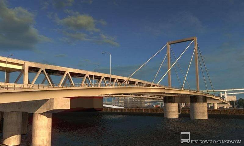 Карта Tokyo Bayshore v.1.2.4 для Euro Truck Simulator 2 (карта Японии для ETS 2)