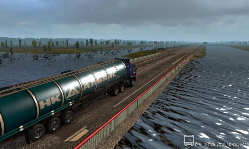 Карта Суровая Россия Байкал R4 для Euro Truck Simulator 2 (обновлено для ETS 2 1.26)