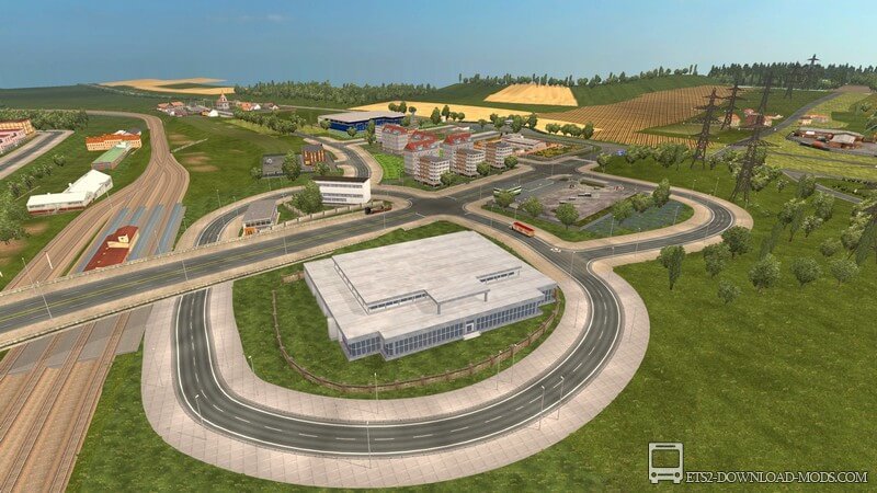 Карта Словакии v.5.0.2 для Euro Truck Simulator 2 (Slovakia Map v 5.0.2 для ETS 2 1.26)