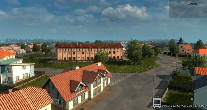 Карта Словакии v.5.0.2 для Euro Truck Simulator 2 (Slovakia Map v 5.0.2 для ETS 2 1.26)