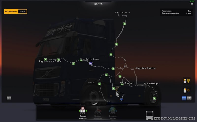 Карта Mapa MF Fazenda v1.5 для Euro Truck Simulator 2
