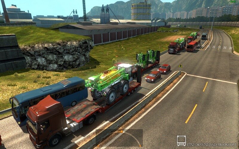 Карта Mapa MF Fazenda v1.5 для Euro Truck Simulator 2 (фермерская карта для ETS 2)