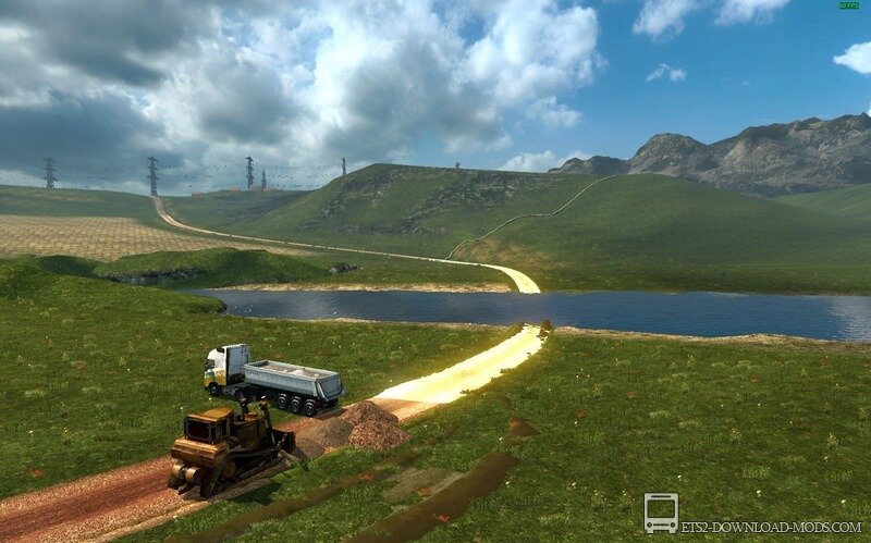 Карта Mapa MF Fazenda v1.5 для Euro Truck Simulator 2 (фермерская карта для ETS 2)