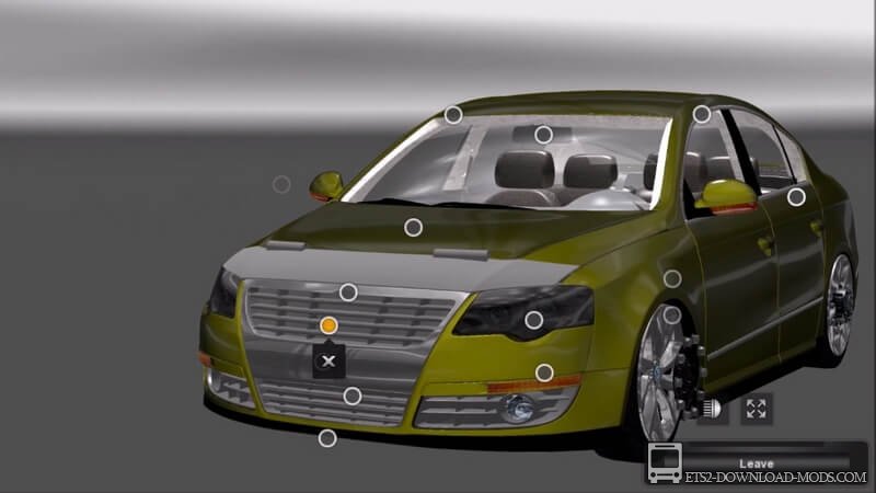 Автомобиль VW Passat v.1.8 для Euro Truck Simulator 2