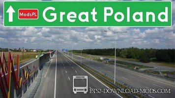 Карта Great Poland v.5.0 для Euro Truck Simulator 2 (обновлено для ETS 2 1.26)