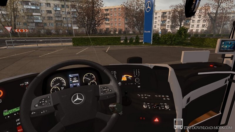Автобус Mercedes-Benz Travego 2016 для Euro Truck Simulator 2 (автобус для ETS 2 1.25)