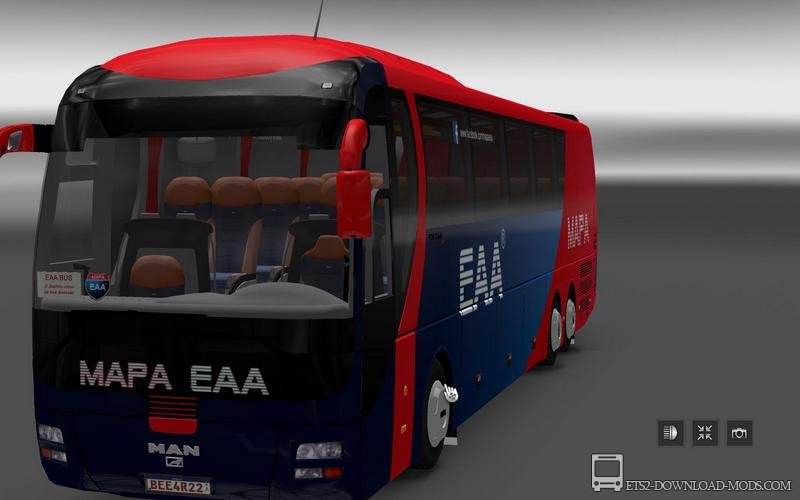 Проект EAA Bus 4.1.2 для Euro Truck Simulator 2 (Пассажирские перевозки для ETS 2)