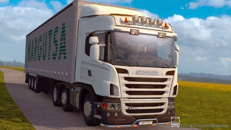 Грузовик Scania G400 v 1.0 для Euro Truck Simulator 2 (тягач Скания G400 v 1.0 для ETS 2)