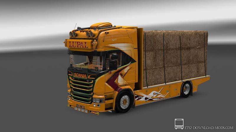 Грузовик Scania Lupal для Euro Truck Simulator 2 (тягач для ETS 2)