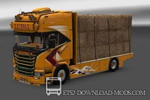 Грузовик Scania Lupal для Euro Truck Simulator 2