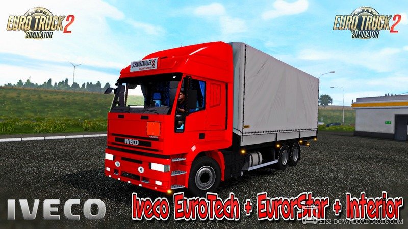Грузовик Iveco EuroTech + EurorStar для Euro Truck Simulator 2 (тягач для ETS 2)