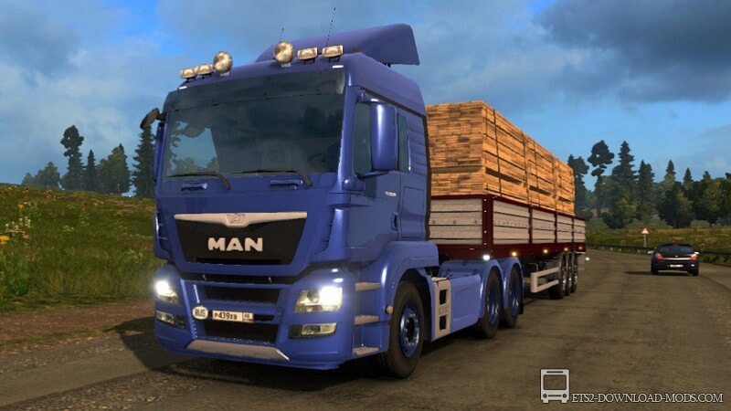 Тягач MAN TGS Euro 6 v.1.0 для Euro Truck Simulator 2 (грузовик для ETS 2 1.25)