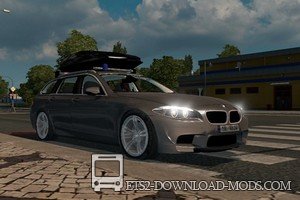 Автомобиль BMW M5 Touring v2.3 для Euro Truck Simulator 2