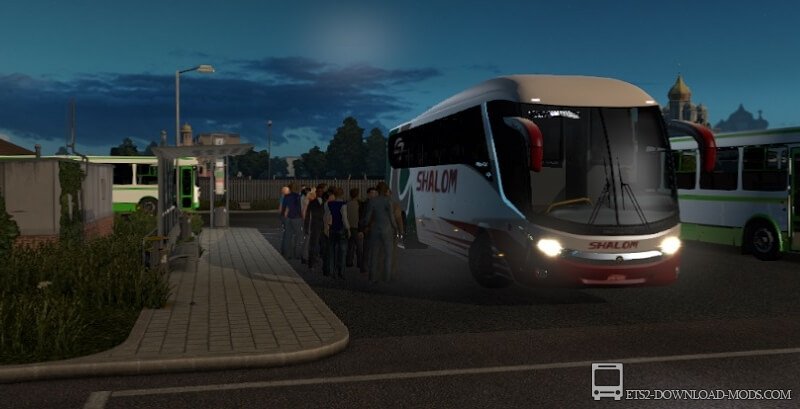 Мод на перевозку пассажиров для Euro Truck Simulator 2 (мод на пассажиров для ETS 2)