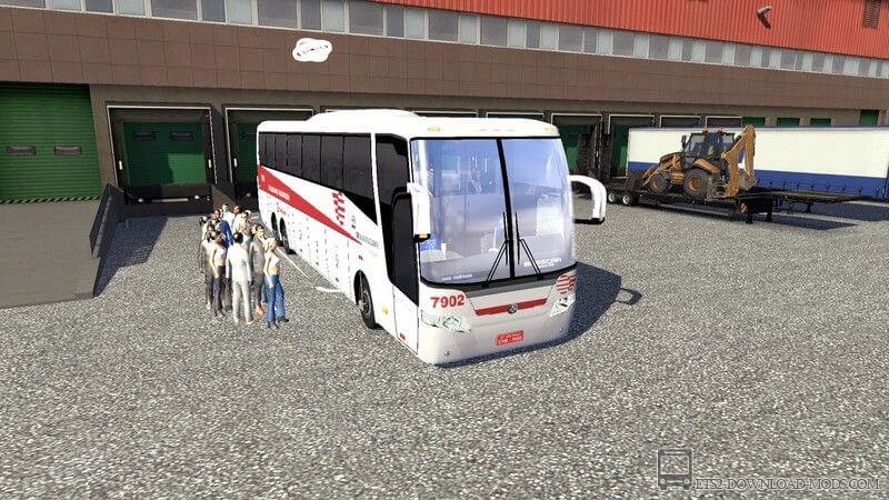 Мод на перевозку пассажиров для Euro Truck Simulator 2