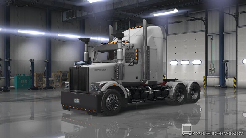Американский тягач Western Star 4900 для Euro Truck Simulator 2 (грузовик для ETS 2)