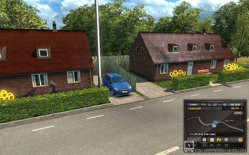 Карта Schwarzwald для Euro Truck Simulator 2 (карта Черный Лес для ETS 2)