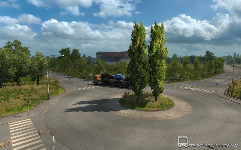 Карта Schwarzwald для Euro Truck Simulator 2 (карта Черный Лес для ETS 2)