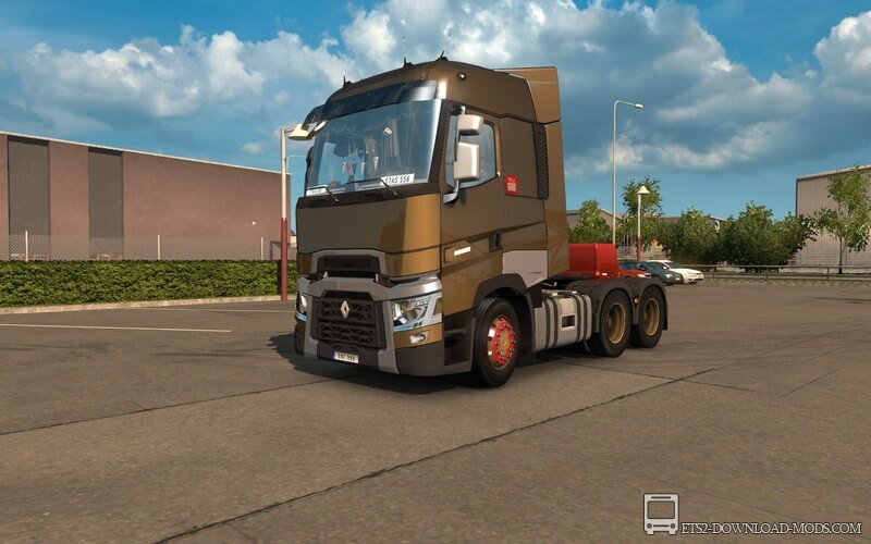 Грузовик Renault T v.6.1 для Euro Truck Simulator 2 (Renault T v.6.1 для ETS 2 1.26)