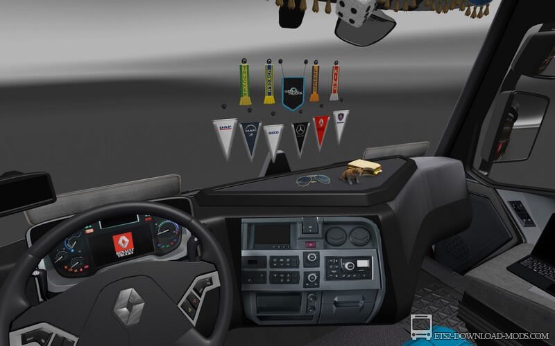 Грузовик Renault T v.6.1 для Euro Truck Simulator 2 (Renault T v.6.1 для ETS 2 1.26)