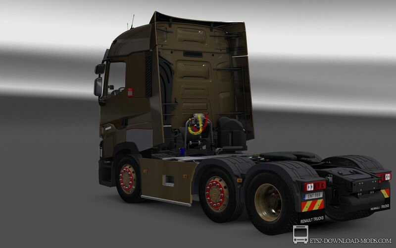 Грузовик Renault T v.6.1 для Euro Truck Simulator 2 (обновлено для ETS 2 1.26.1s)