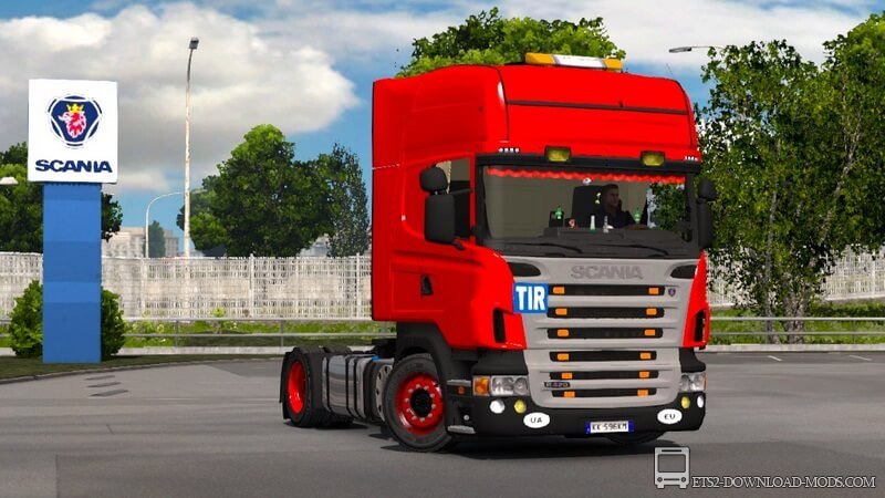 Грузовик Scania R420 v 1.9 для Euro Truck Simulator 2 (тягач Скания R420 для ETS 2)