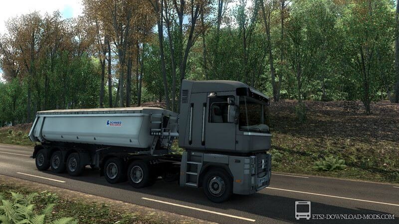 Ранняя и поздняя осень v.5.0 для Euro Truck Simulator 2 (Early and Late Autumn Weather v5.0 для ETS 2)