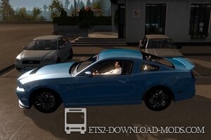 Автомобиль Ford Mustang Shelby GT500 Cobra v.2.0 для Euro Truck Simulator 2