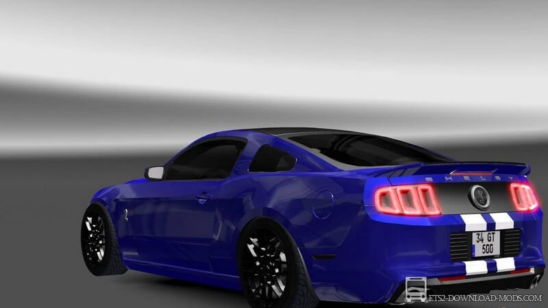 Автомобиль Ford Mustang Shelby GT500 Cobra v.2.0 для Euro Truck Simulator 2