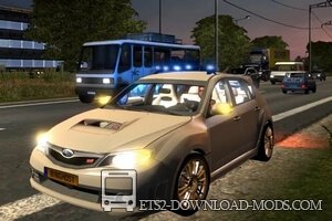 Автомобиль Subaru Impreza WRX v.2.1 для Euro Truck Simulator 2