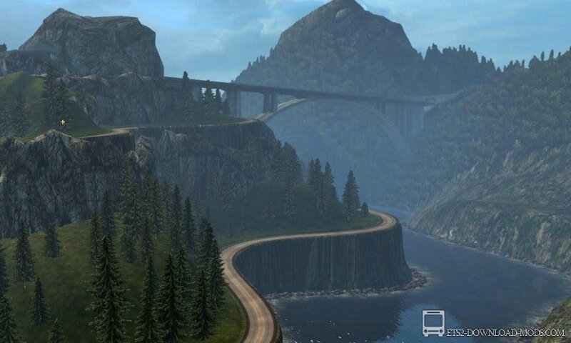 Карта Very Rough Deplorable Road v.5.1 для Euro Truck Simulator 2 (новые дороги для ETS 2)