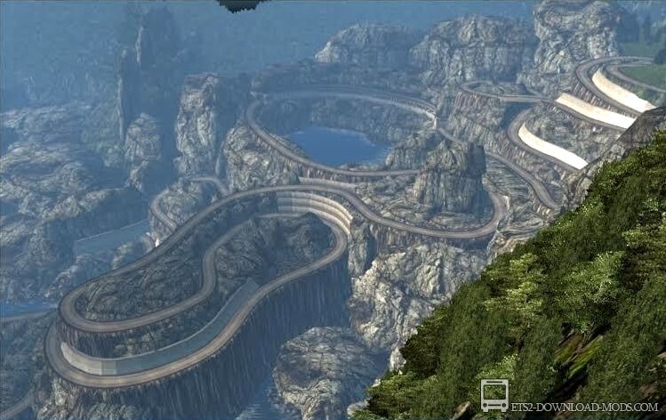 Карта Very Rough Deplorable Road v.5.1 для Euro Truck Simulator 2 (новые дороги для ETS 2)