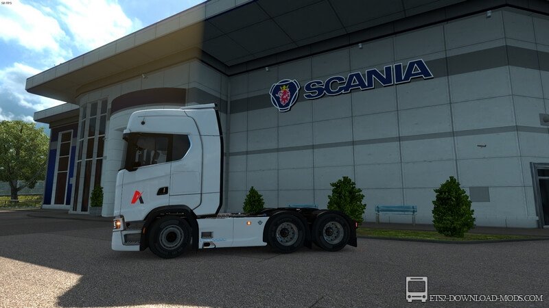 Грузовик Scania S580 V8 для Euro Truck Simulator 2