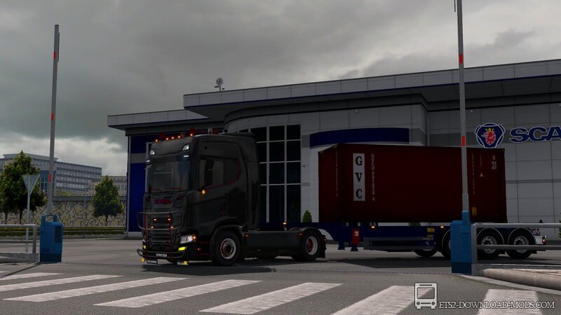 Анимированные ворота в компаниях v1.6 для Euro Truck Simulator 2